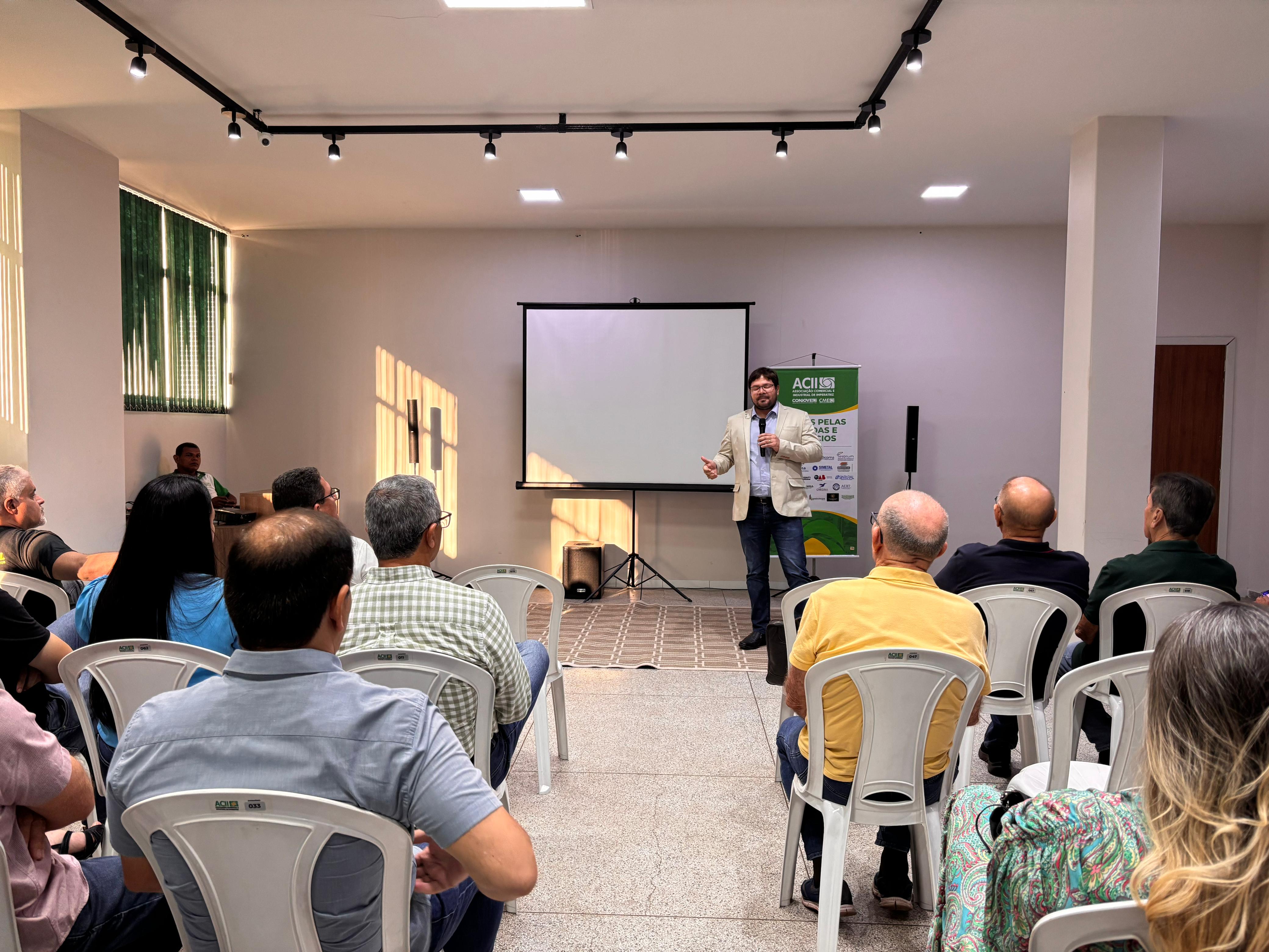 Vereadores realizam visita institucional à Associação Comercial e Industrial de Imperatriz (ACI...