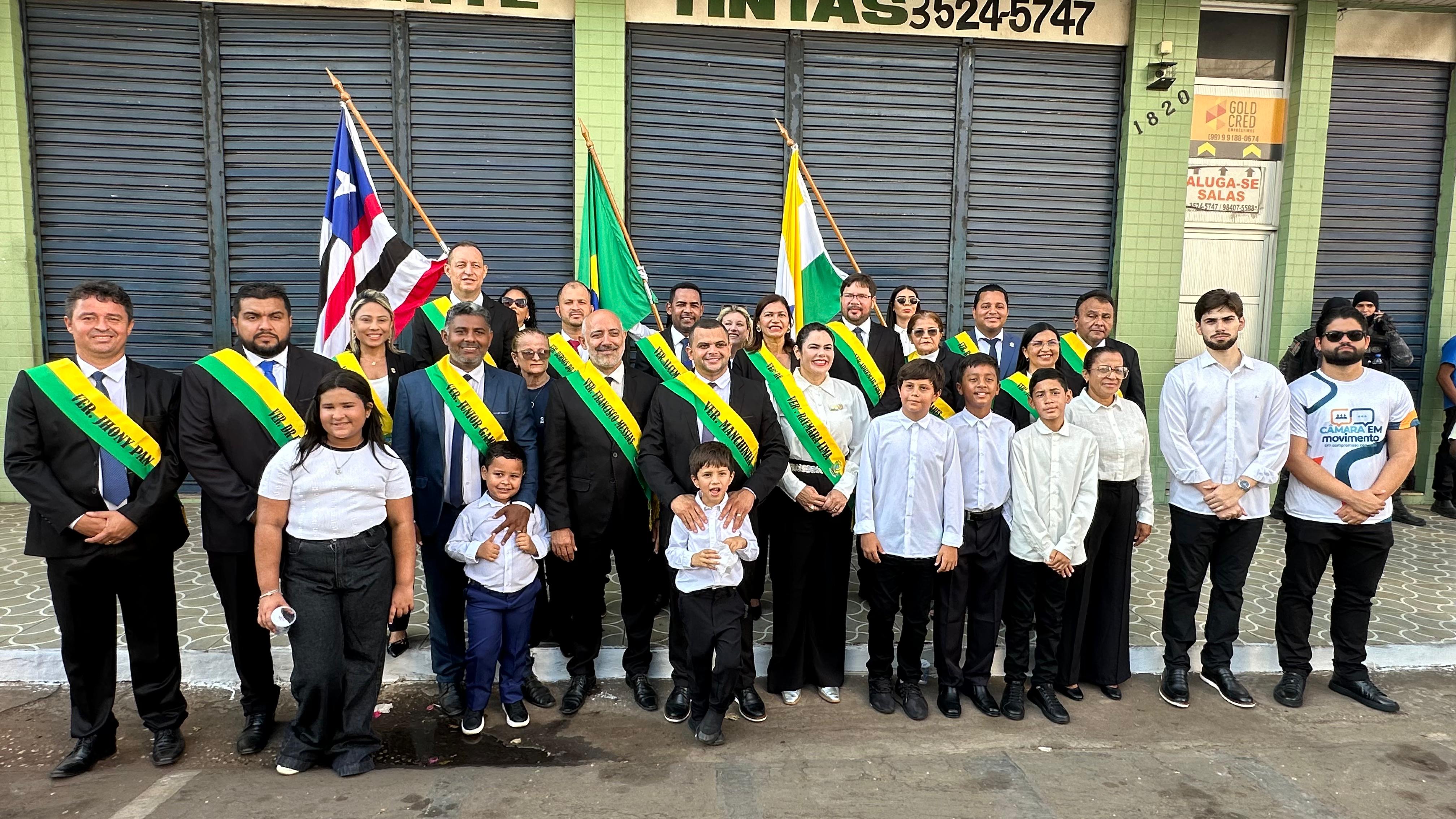 Vereadores participam do Desfile Cívico de 7 de Setembro
