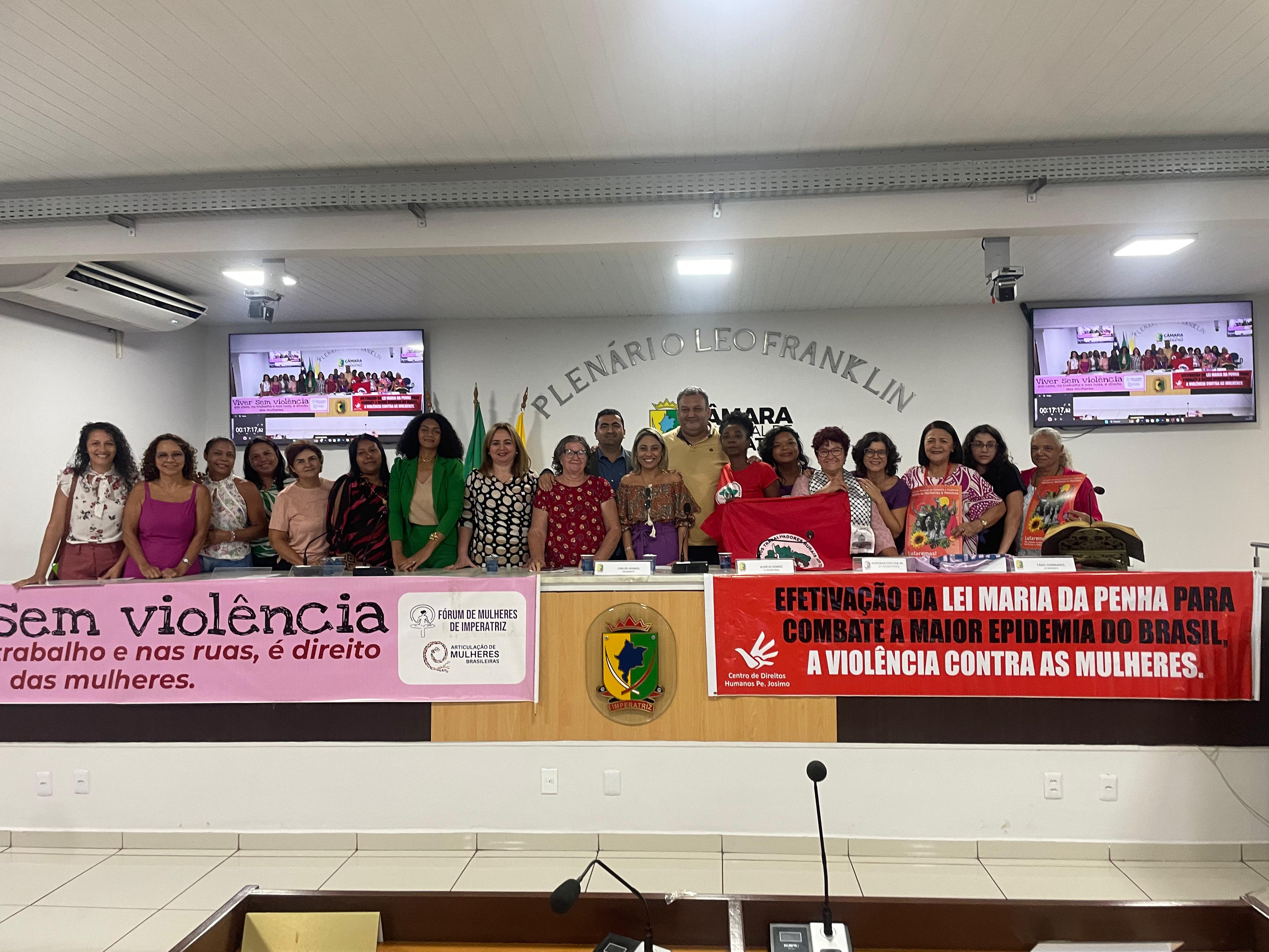 Audiência na Câmara Municipal aborda Campanha Internacional pelo Fim da Violência contra Mulher...